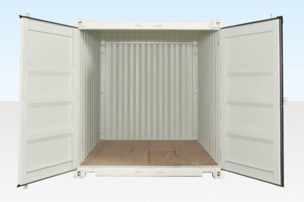 10Ft X 8Ft Shipping Container (One Trip) – White - Image 4