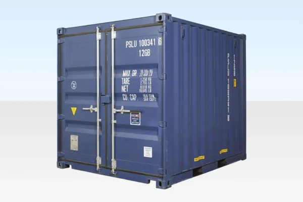 10Ft X 8Ft Shipping Container (One trip) – Blue - Image 2