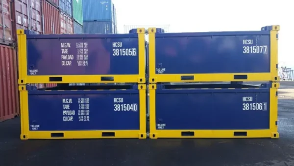 10ft DNV 2.7-1 Half Height Open Top Containers - Image 4