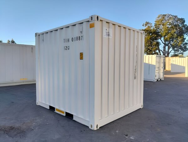 10Ft X 8Ft Shipping Container (One Trip) – White - Image 4