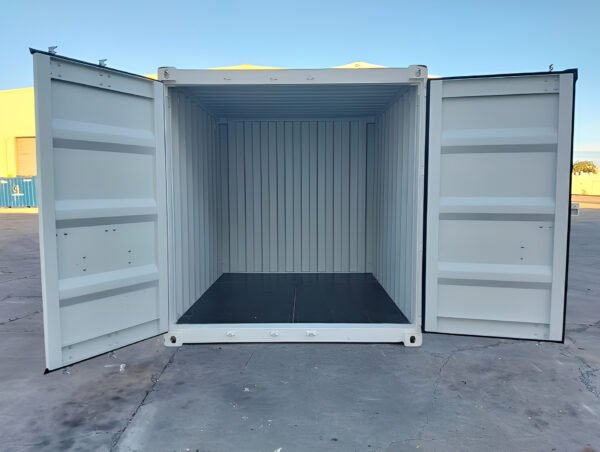 10Ft X 8Ft Shipping Container (One Trip) – White - Image 3