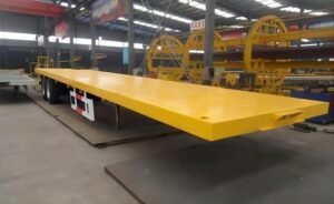 2 Axle Semi Flatbed Trailer