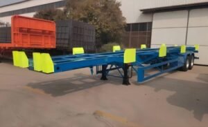 40Ft 2 Axle Skeletal Trailer for Container Transport