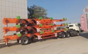 20ft 2 Axle Skeletal Cart Trailer