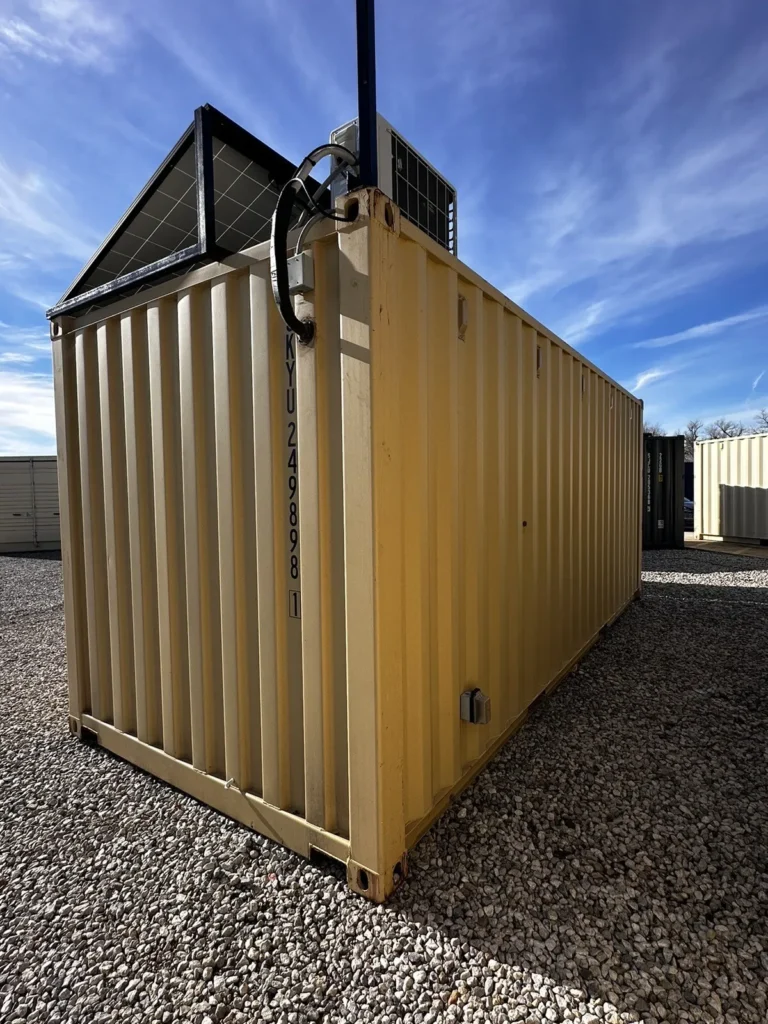 20 ft Shipping Container Office Solar Off Grid - Image 2