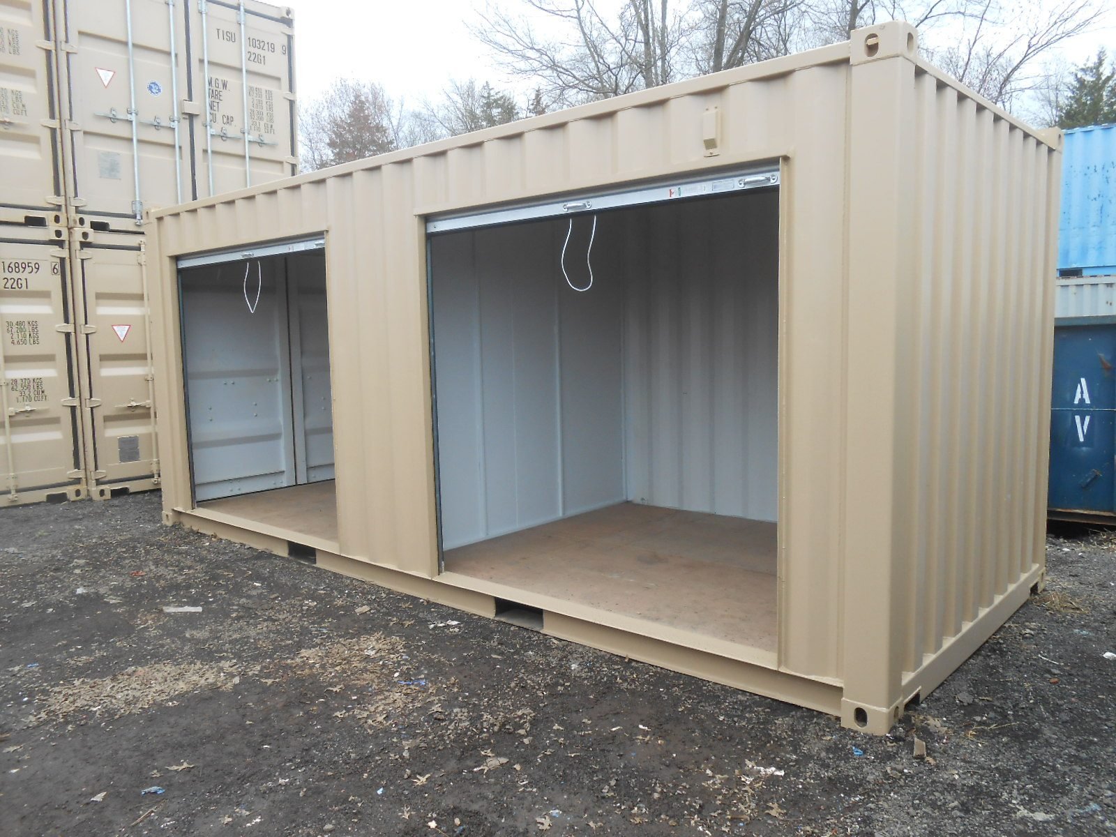 20ft High Cube Container with 2 Roll-Up Side Doors - Image 8