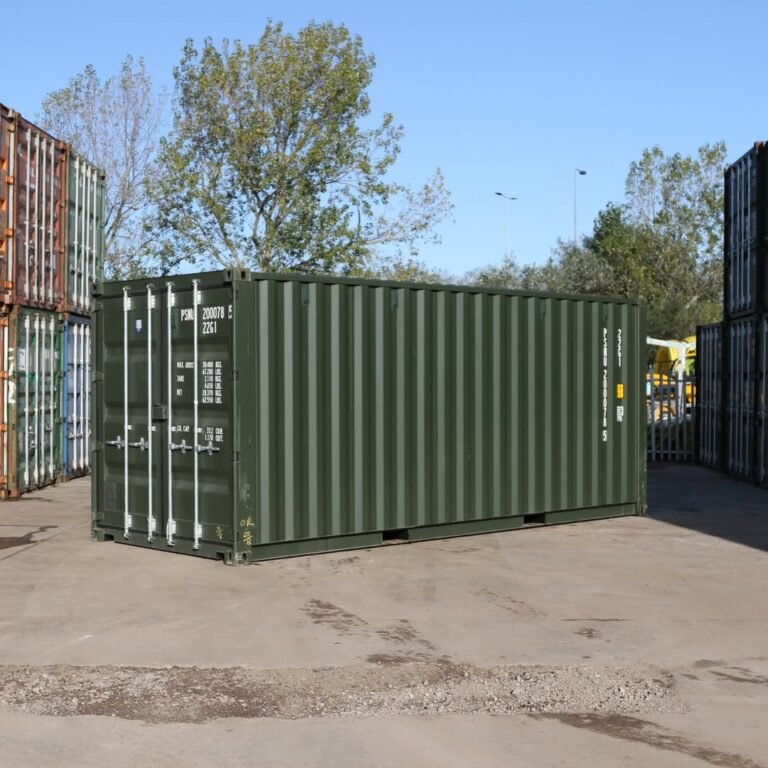 20Ft Shipping Container (One Trip) – Dark Green - Image 3