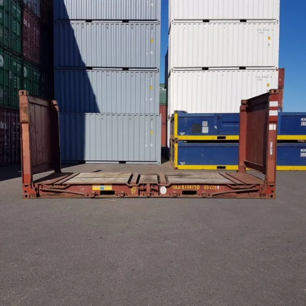 20Ft X 8Ft Used Flat Rack Shipping Containers - Image 4