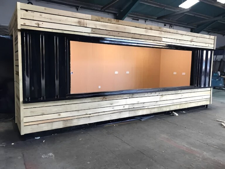 20ft x 8ft Cladded Food/Drink Outlet shipping container - Image 2