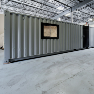 40ft Office Container – Wood Finished