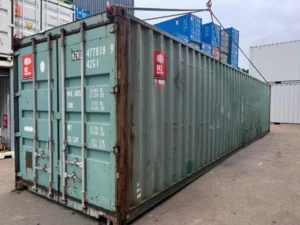 40Ft Hc Used Shipping Containers High Cube Wind And Watertight, AS Is