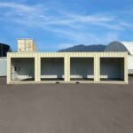 40ft High Cube Container with 4 Roll-Up Side Doors