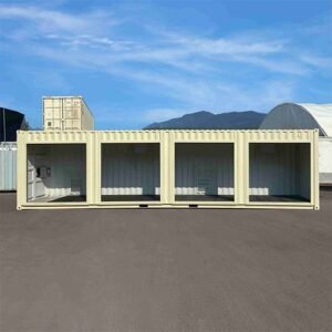 40ft High Cube Container with 4 Roll-Up Side Doors