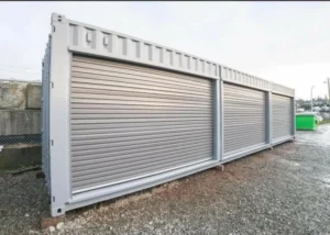 40ft Container with 3 Side Roll-Up Doors