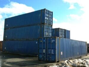 45ft High Cube Blue Shipping Container