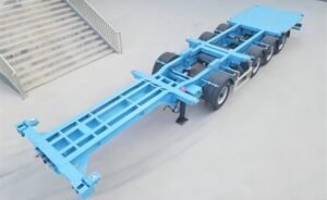 45ft 4 Axle Skeletal Container Trailer