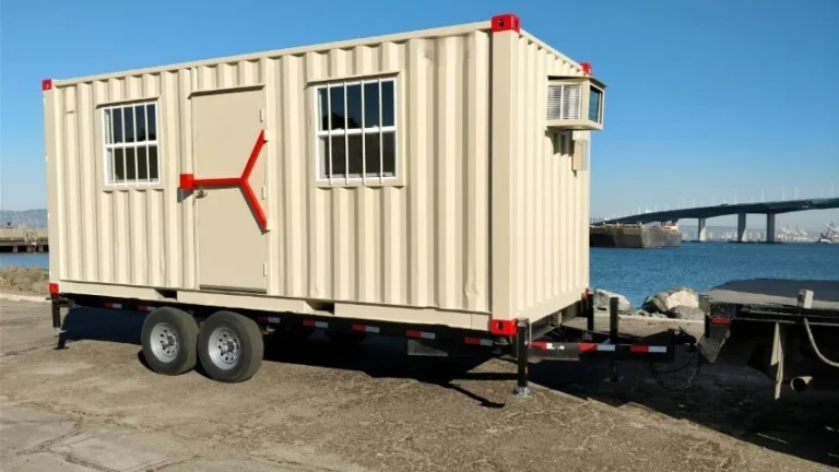 20ft Mobile Office Container With Trailer - Image 2