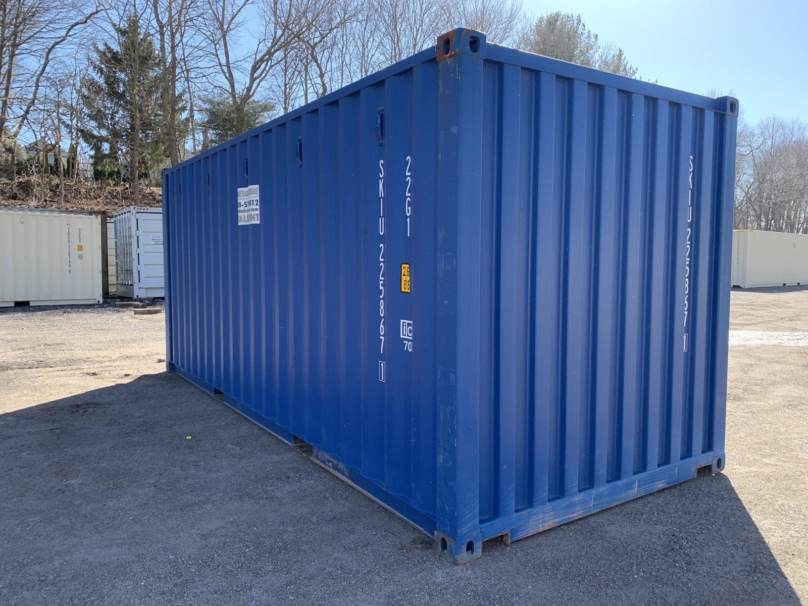 New 20ft x 8ft Blue Shipping/Storage Container - Image 2