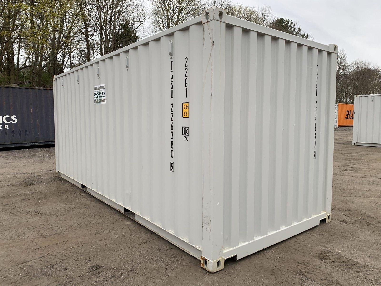 New 20ft x 8ft Grey Shipping/Storage Container - Image 2