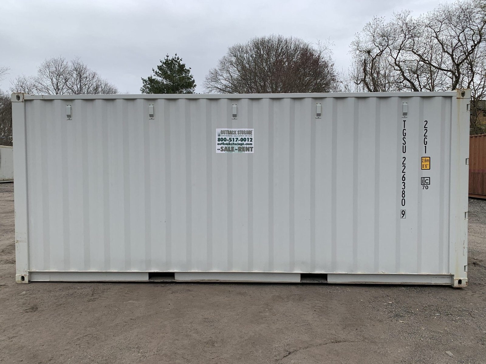 New 20ft x 8ft Grey Shipping/Storage Container - Image 4