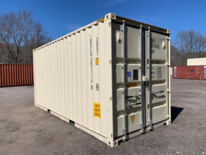 New 20ft x 8ft Beige High Cube Shipping/Storage Container