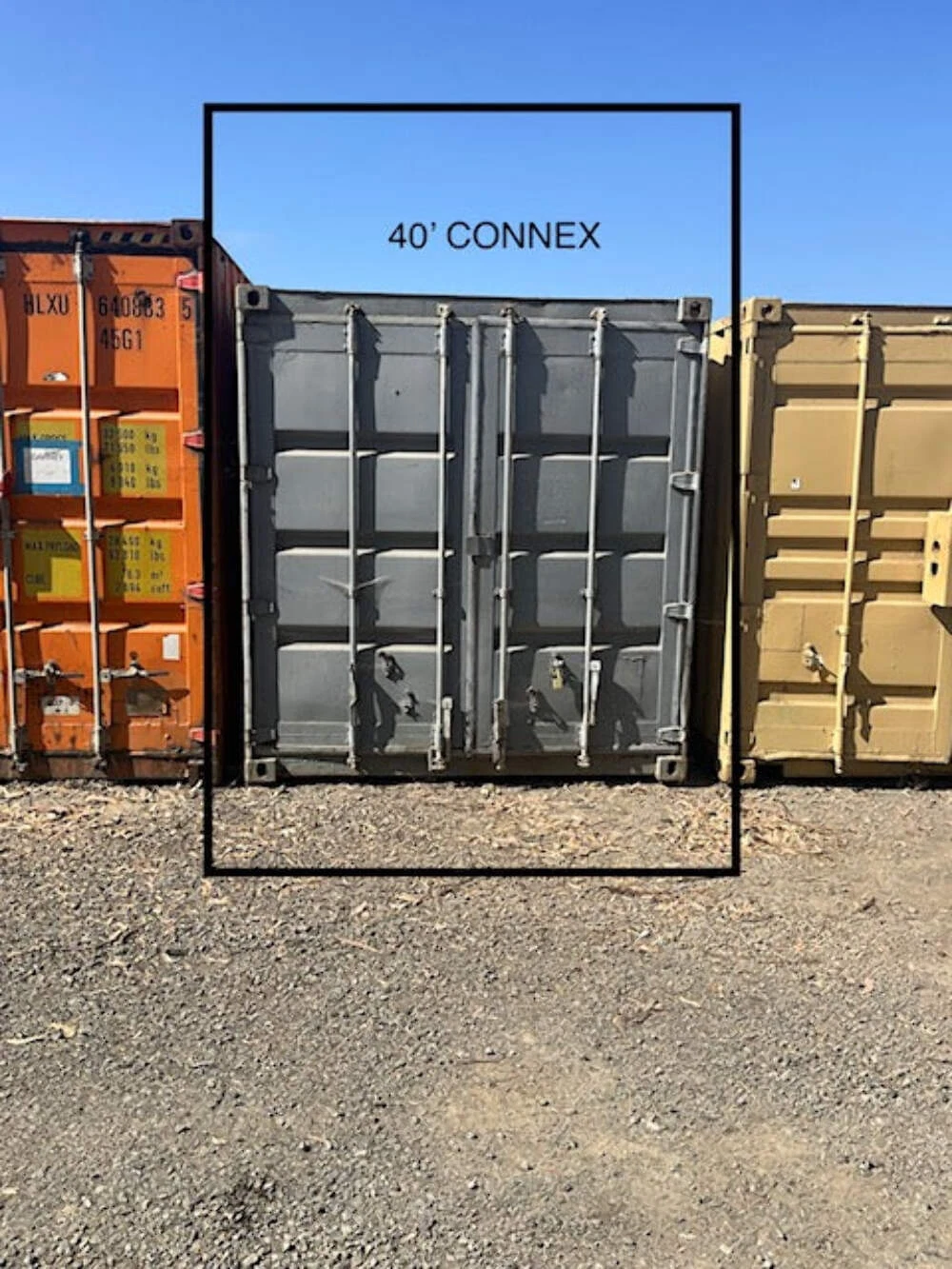 40ft Cargo Double Doors Container 40' x 8' x 8' 6" (Pictures of actual Container)